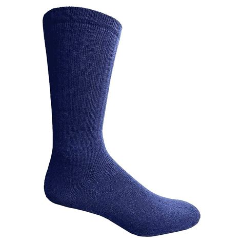 navy blue men's crew socks.